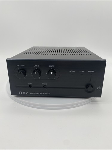 Toa mixer amplifier - amplifier, bg-220
