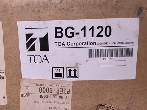 Toa 1120 120w mixer - bg-1120,